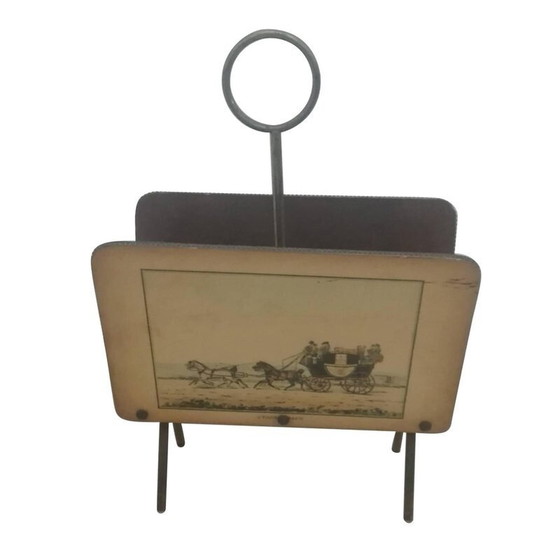 Image 1 of Italian Vintage Magazine Rack - 1950s