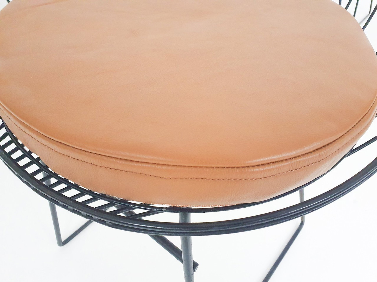 Cees Braakman For Pastoe Km05 Metal Wire Stools, The Netherlands