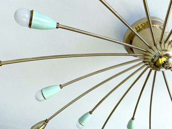 Image 1 of Xxl Vintage Italian Sputnik Pendant Lamp