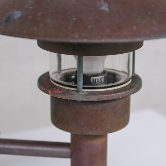 Image 1 of Danish vintage copper and glass patinated wall lamps, 1990s