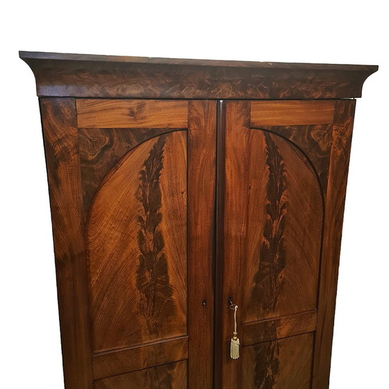 Image 1 of Antique Dutch Mahogany Gate Cabinet, Circa 1820/30