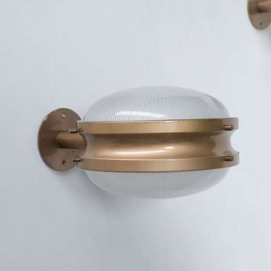 Image 1 of Pair of Gamma mid-century Italian wall lamps by Sergio Mazza for Artemide, 1960s