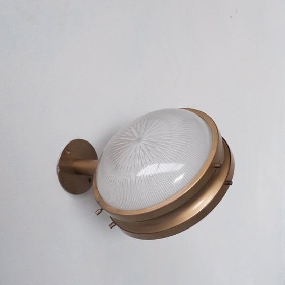 Image 1 of Pair of Gamma mid-century Italian wall lamps by Sergio Mazza for Artemide, 1960s