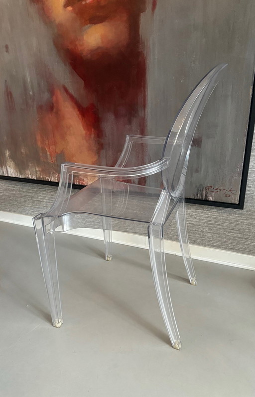 4x Kartell Louis Ghost Chair