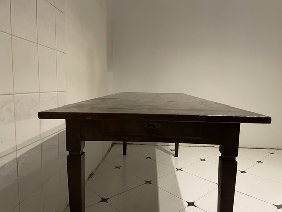 Image 1 of Table ancienne de campagne française