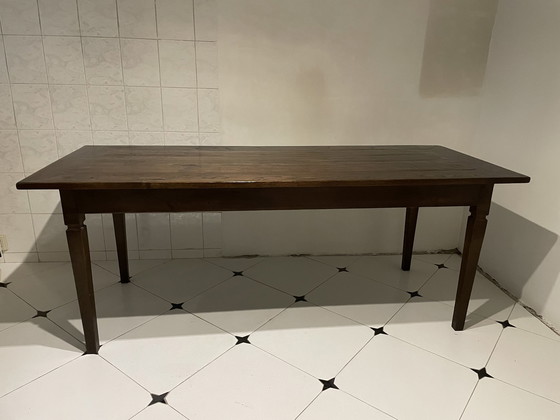 Image 1 of Table ancienne de campagne française