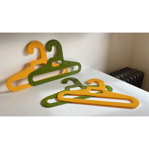 Set of 4 vintage hangers by Ingo Maurer, 1970s