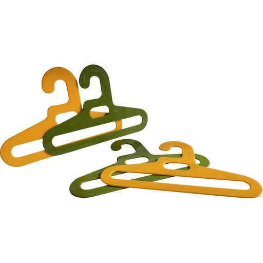 Set of 4 vintage hangers by Ingo Maurer, 1970s