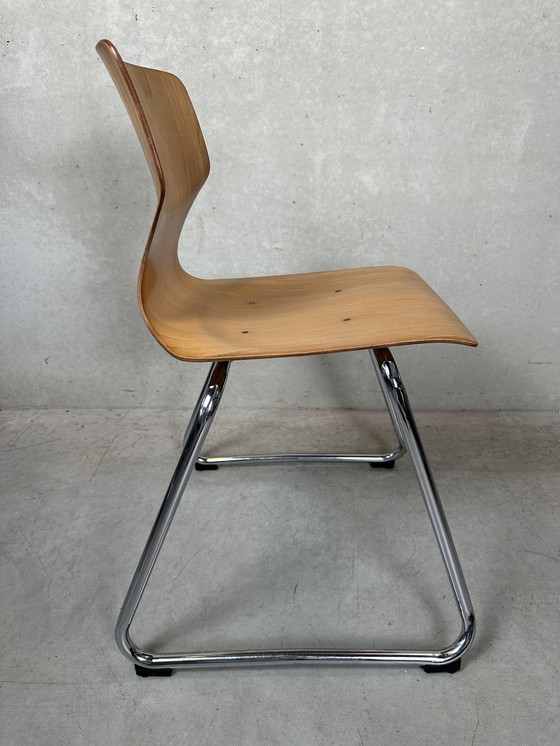Image 1 of Sedia vintage in compensato Pagholz - Adam Stegner, anni '70