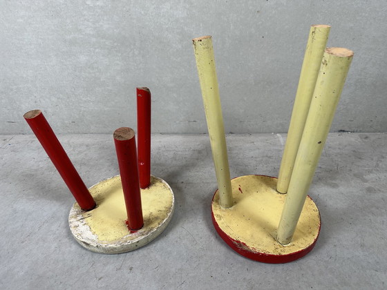 Image 1 of Ensemble vintage de tables/tabourets à plantes