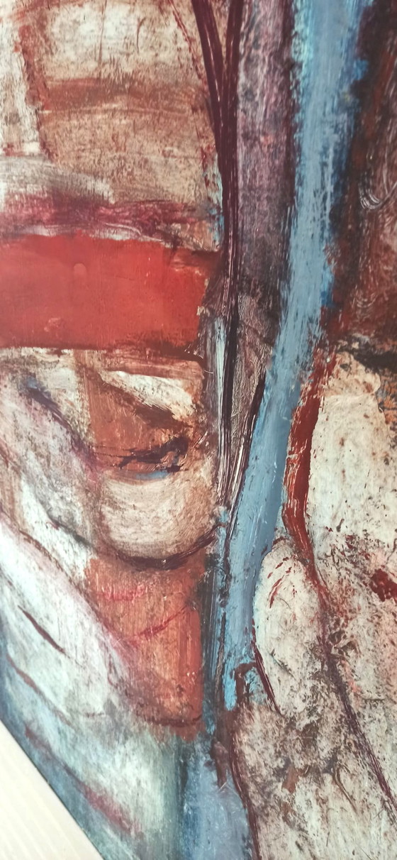 Image 1 of  "Dubbelportret" Original Painting By M.W. Hendeiks, 1964