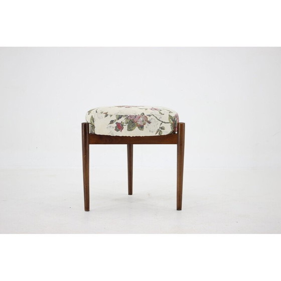 Image 1 of Sgabello vintage in legno di quercia, Cecoslovacchia, anni '60