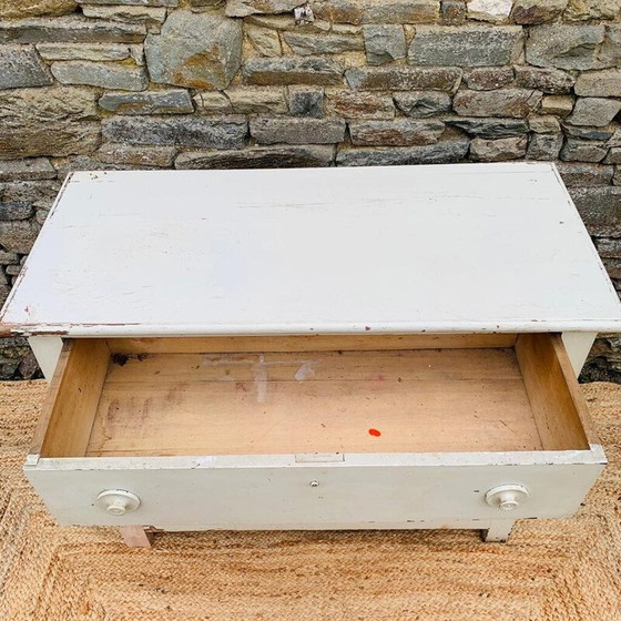 Image 1 of Vintage cream chest of drawers