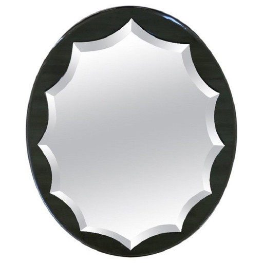 Oval Wall Mirror, Italy 1960S