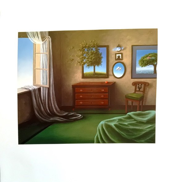 Image 1 of Sis.M.Koch ---- Das Fenster (Surrealism) From 1990