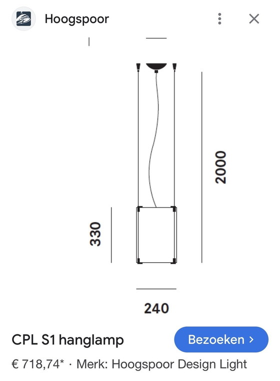 Image 1 of Prandina Pendant Lamp Cpl S1