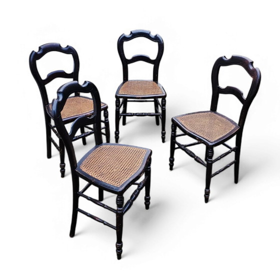 Image 1 of Napoleon Iii Chairs 19Th Century 

Height 90
Width 42
Depth 42
Seat Height 47 Cm