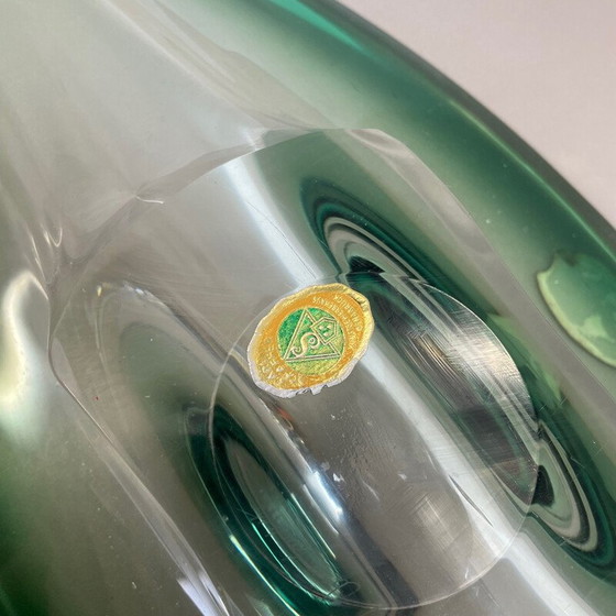 Image 1 of Centrotavola in cristallo vintage di Val Saint Lambert, Belgio, anni '70