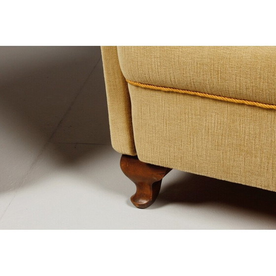 Image 1 of Pair of vintage Art Deco velvet armchairs, 1940s