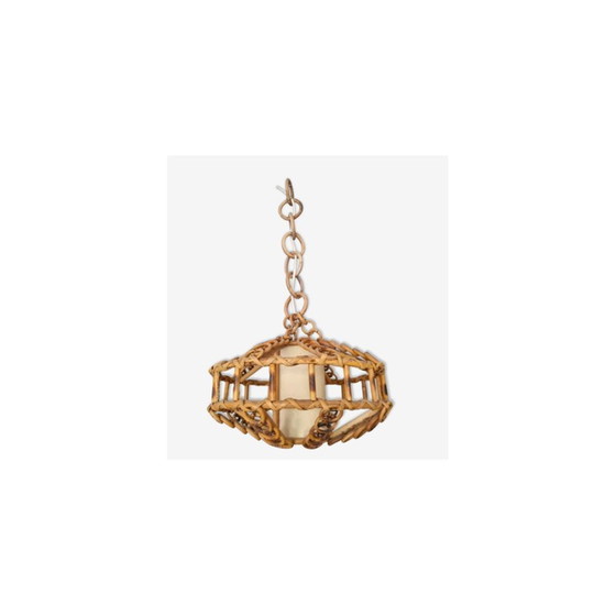 Image 1 of Vintage rattan pendant lamp, 1960