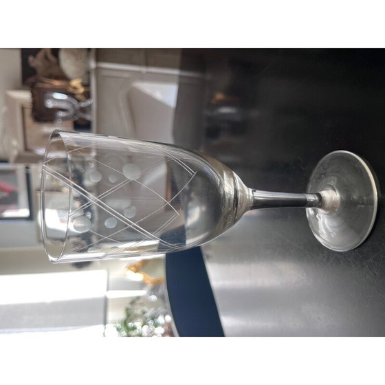 Image 1 of Set di bicchieri vintage cesellati, 1950