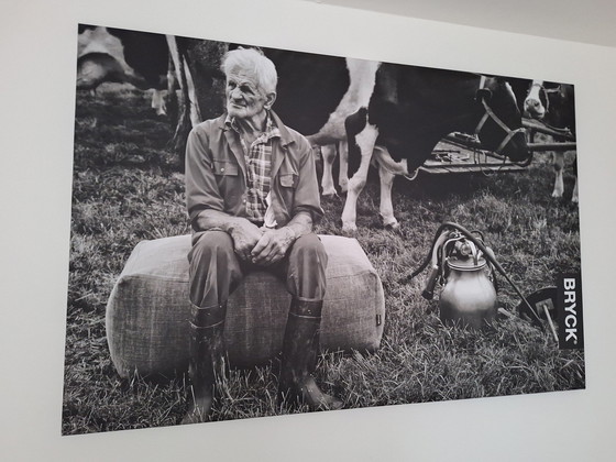 Image 1 of Lienzo enorme con imagen publicitaria de Bryck