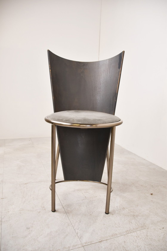 Image 1 of 4x Frans Van Praet Vintage dining chairs