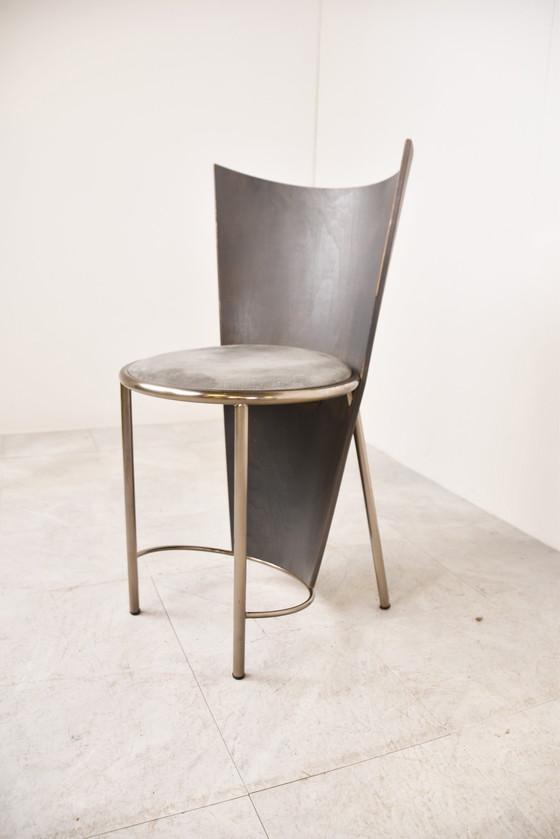 Image 1 of 4x Frans Van Praet Vintage dining chairs