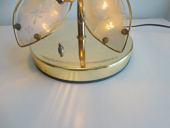 Image 1 of Hollywood regency daffodil lamp