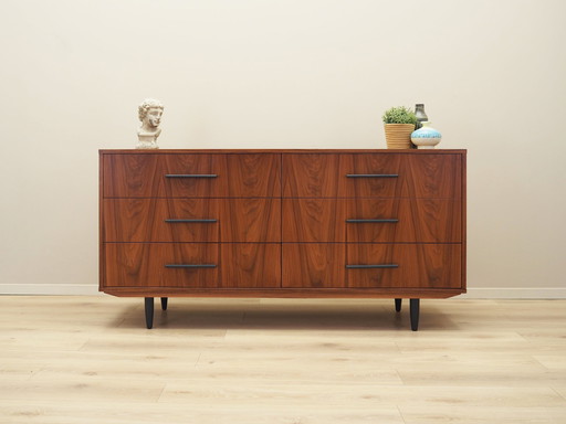 Walnut Chest Of Drawers, Scandinavian Design