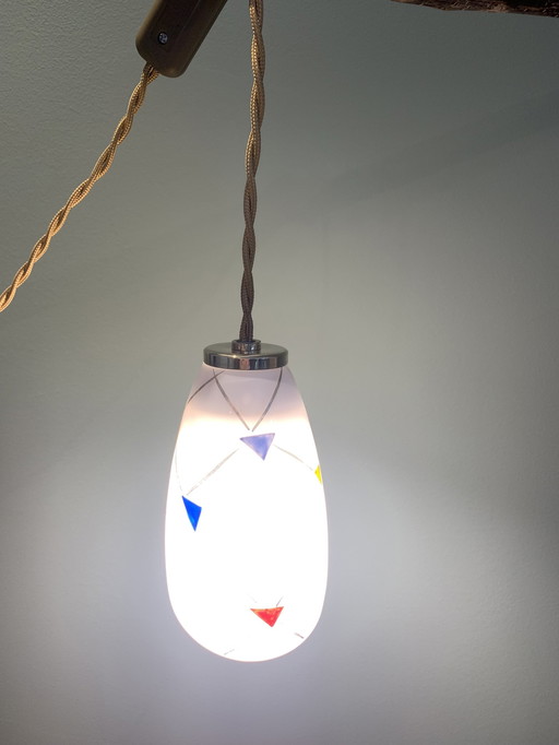 Lampada portatile vintage Arlecchino