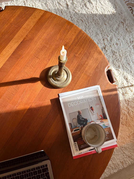 Image 1 of Mikael Laursen Solid Teak Coffee Table, 80s