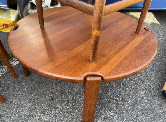 Image 1 of Mikael Laursen Solid Teak Coffee Table, 80s