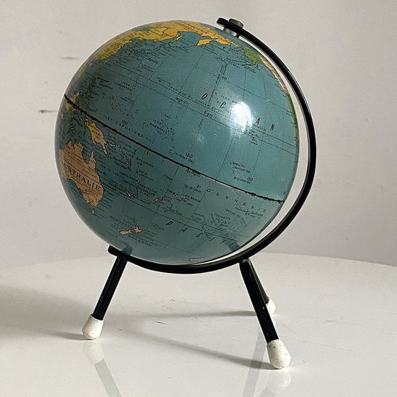 Image 1 of Earth Globe Metal Tripod 50s