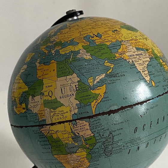 Image 1 of Earth Globe Metal Tripod 50s