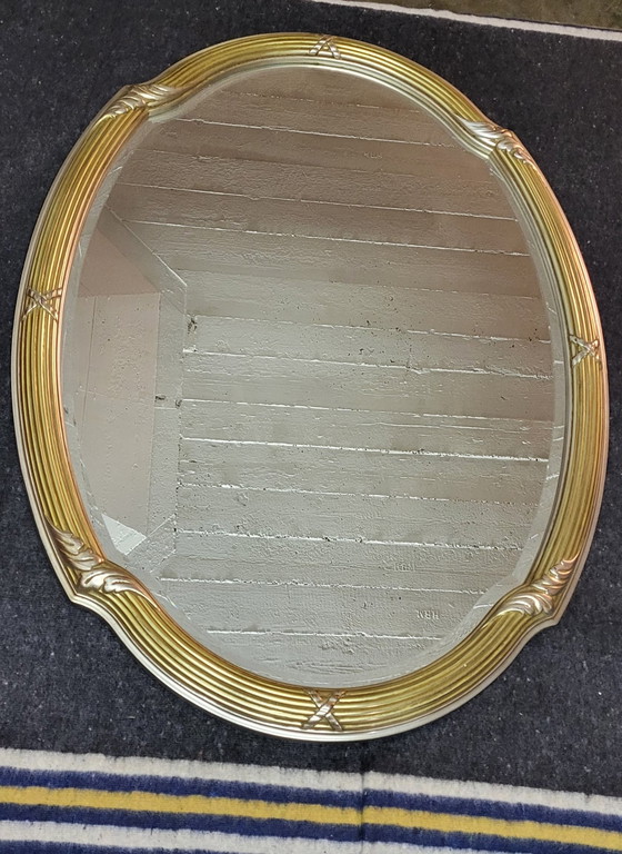 Image 1 of De Knudt Oval Mirror