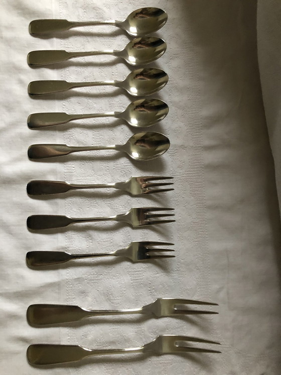 Image 1 of 60 Cutlery parts Drache Suprasil Solingen Silver-plated 100