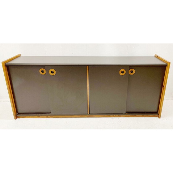 Image 1 of Mid-century wooden lowboard, Italy 1970s