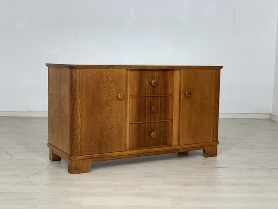 Image 1 of Mid Century commode sideboard armoire à linge vintage