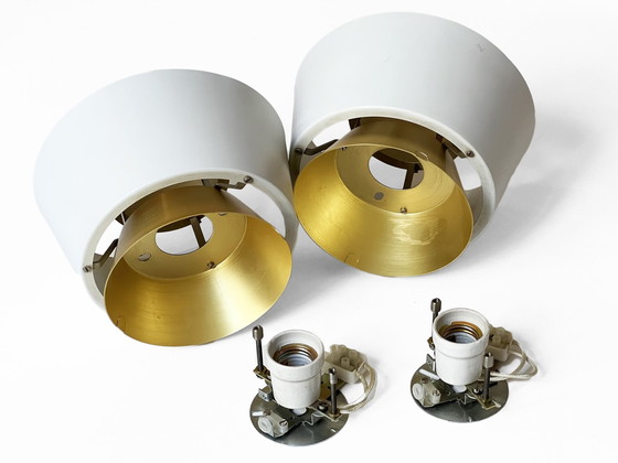 Image 1 of Pair Of Ceiling Lamps "Tivoli" By Jørn Utzon For Nordisk Solar Compagni. Denmark 1970S