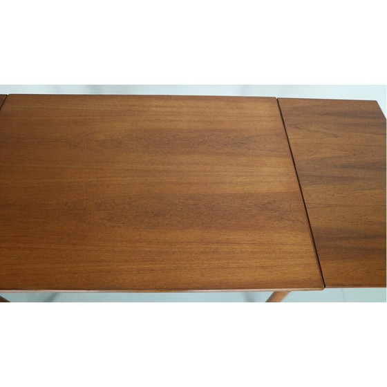 Image 1 of Mid-century Danish extendable teak dining table, 1960s