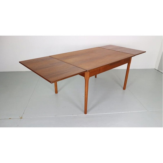 Image 1 of Mid-century Danish extendable teak dining table, 1960s