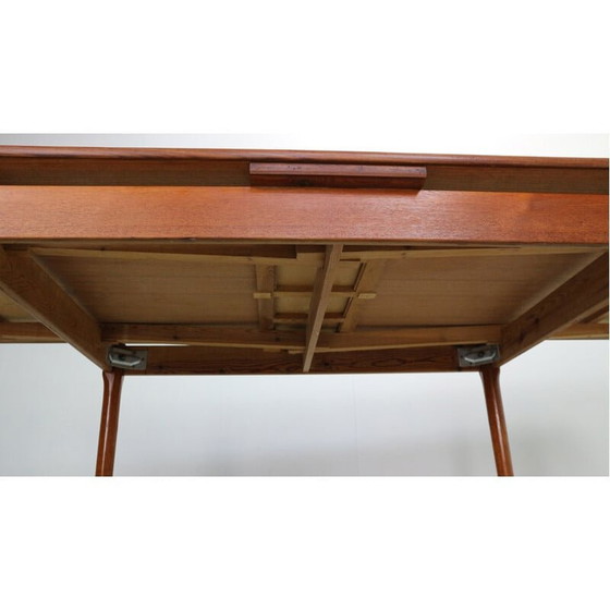 Image 1 of Mid-century Danish extendable teak dining table, 1960s