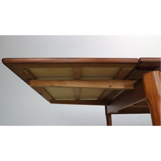Image 1 of Mid-century Danish extendable teak dining table, 1960s