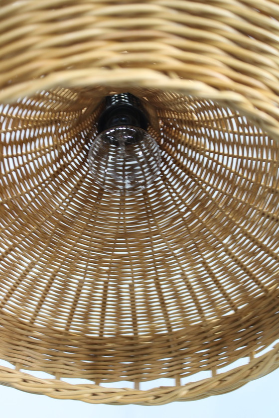 Image 1 of Lámpara de pared de madera de los años 60 de Pokrok Zilina, Checoslovaquia