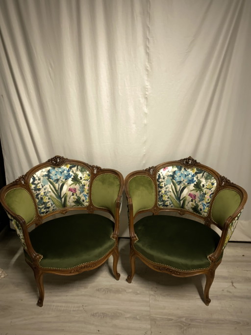 Antique armchairs