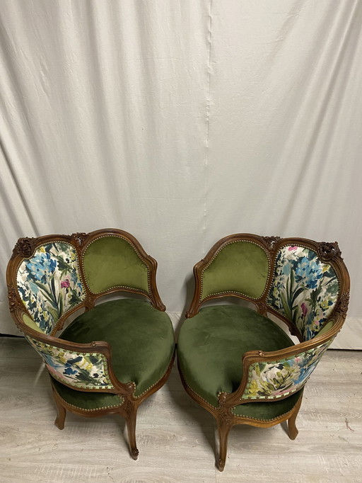 Antique armchairs