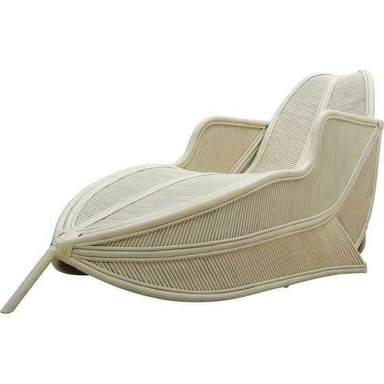 Image 1 of Vintage rattan armchair by Vivai Del Sud, Italy 1970