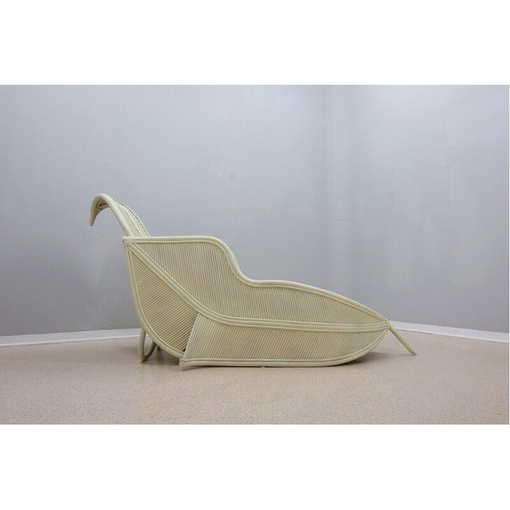 Image 1 of Vintage rattan armchair by Vivai Del Sud, Italy 1970