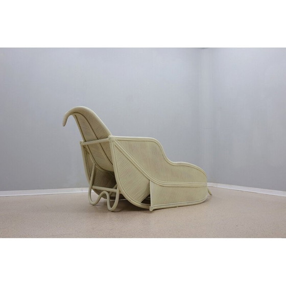 Image 1 of Vintage rattan armchair by Vivai Del Sud, Italy 1970